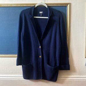 Lands’ End sweater blazer. Size M